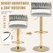 Adjustable Swivel Barstool Set of 2 for Kitchen Island and Cafe